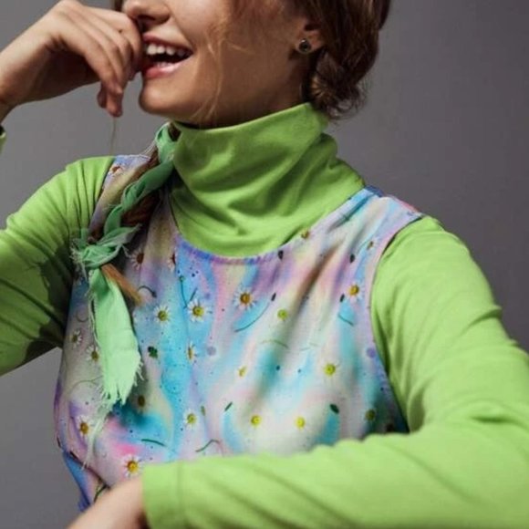 NWT PHOZOHO Floral Print Top Without Tee - Picture 5 of 9